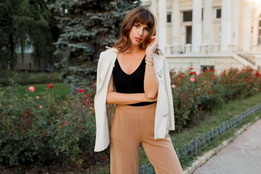 How to Style Wide Leg Trousers