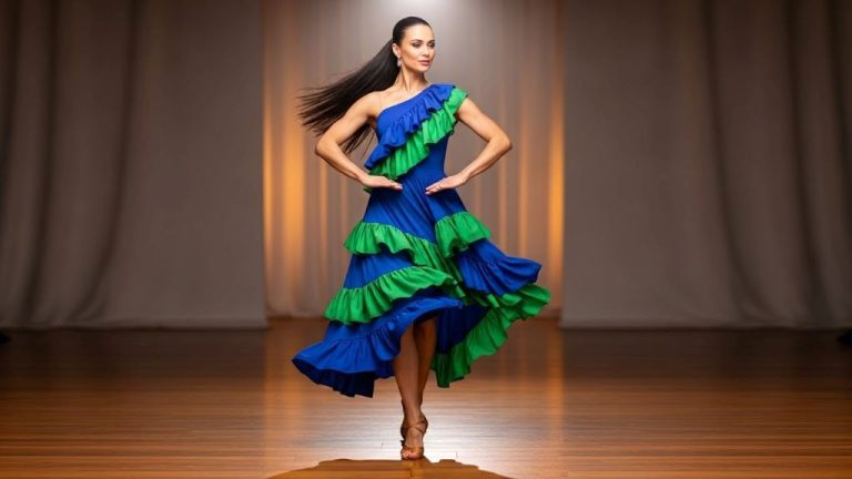 Ruffle Dress Skirt Weight Balance for Smooth Walking