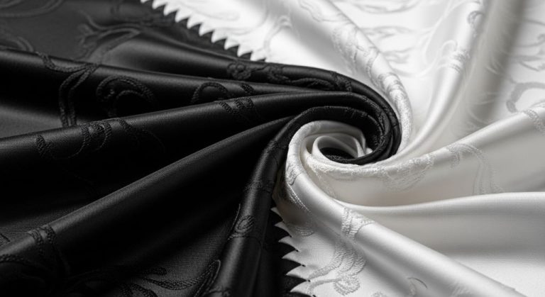 How to Choose Fabrics for Black and White Wedding Dresses That Feel Premium